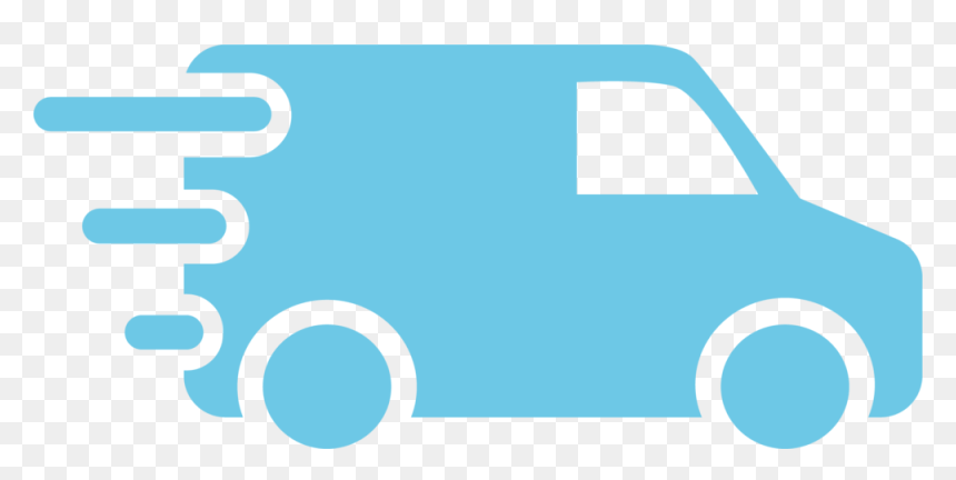 Delivery Van Icon Png, Transparent Png - fast shipping png