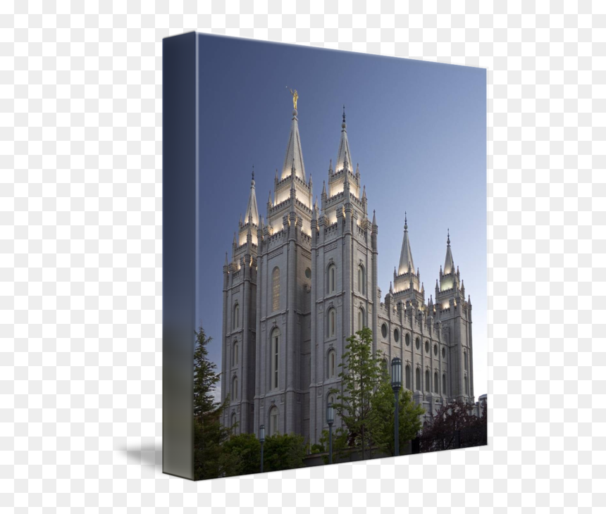 Salt Lake Temple Png - Temple Square, Transparent Png - lds temple png