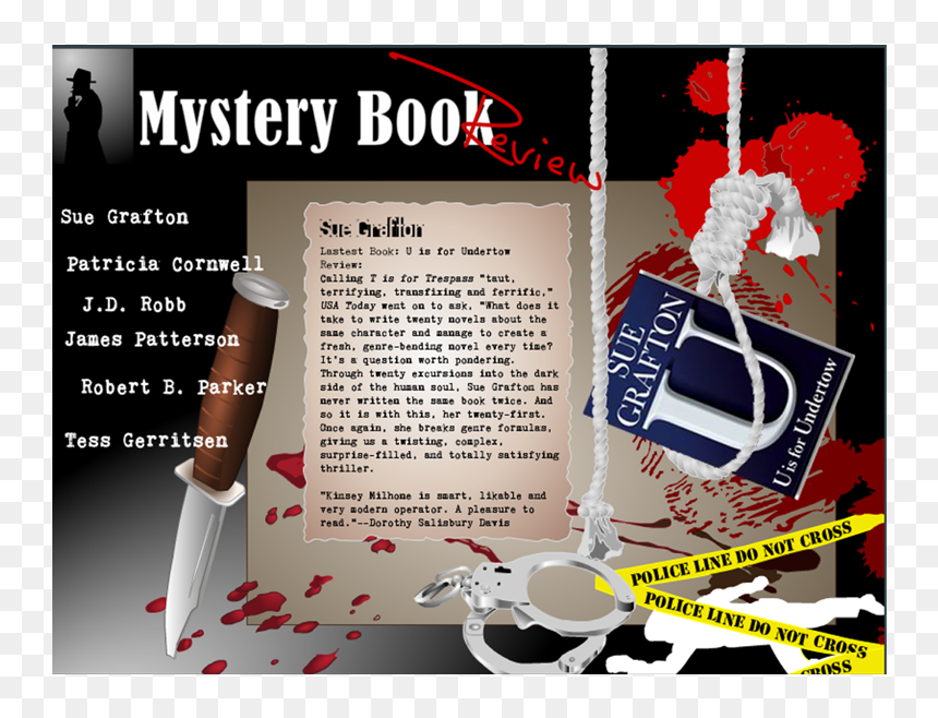 Mystery Book Review Site - Grafton U Is For Undertow, HD Png Download - police line do not cross png