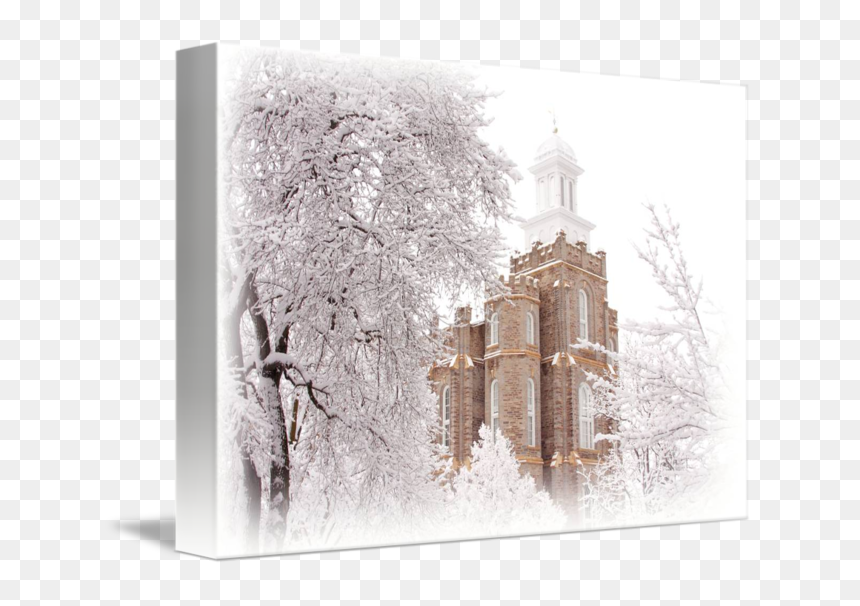 Logan Temple Gallery Wrap Canvas Photography - Logan Utah Temple, HD Png Download - lds temple png