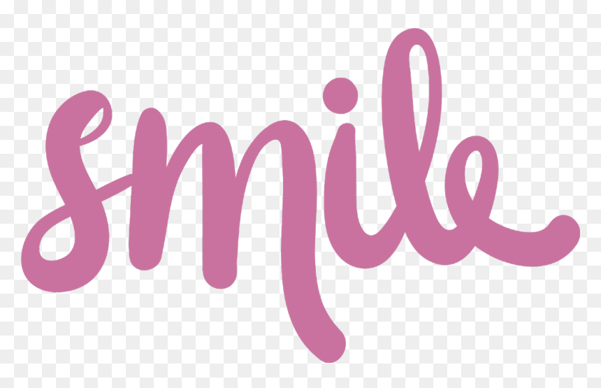 #smile #words #quotes #sayings #pink - Smile Words Transparent Background, HD Png Download - png sayings