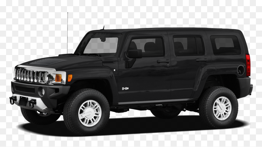 2008 Black Hummer H3, HD Png Download - hummer png