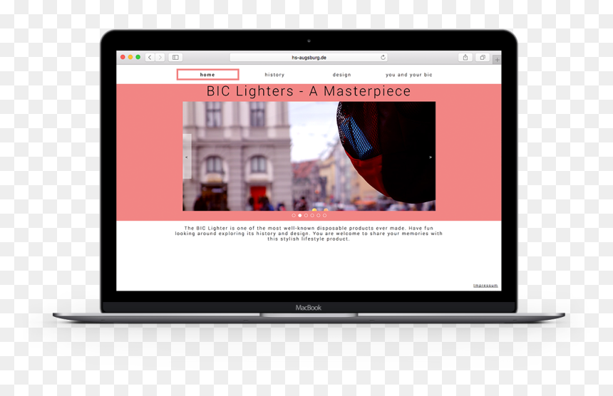 Website Bic Lighters - Web Application, HD Png Download - bic lighter png
