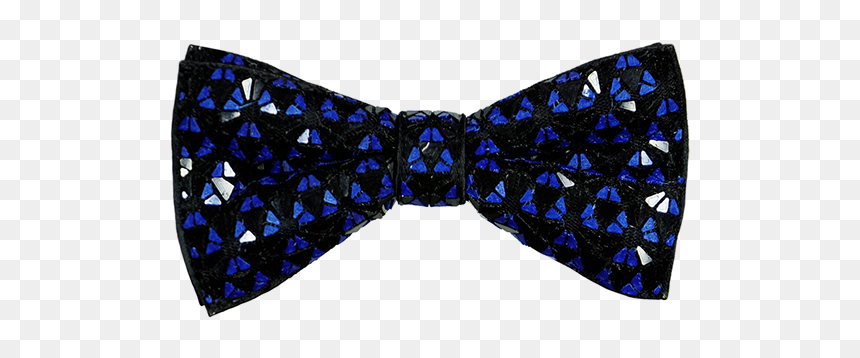 Noeud Papillon A Fleur Rose, HD Png Download - blue bow tie png