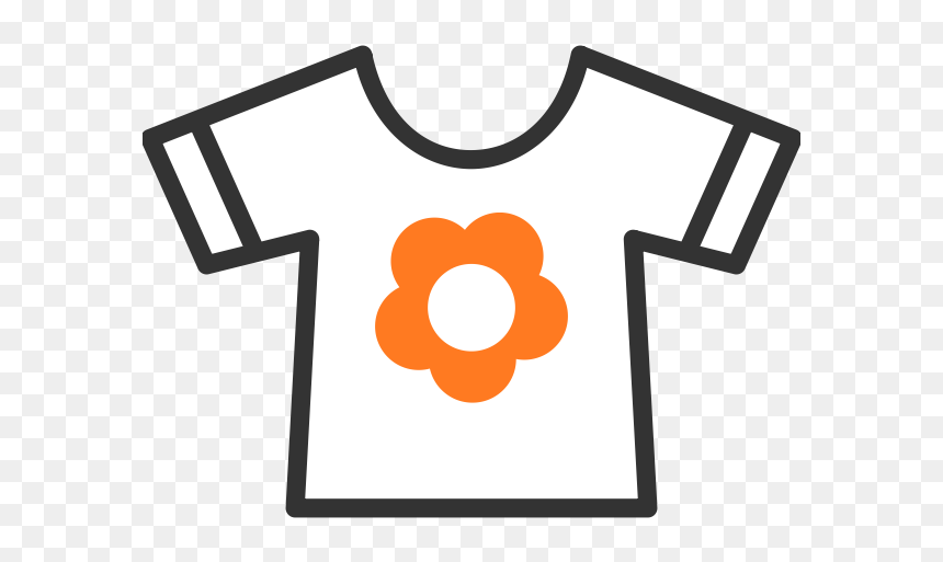 T-shirt Symbol - Simbol T Shirt, HD Png Download - tshirt outline png
