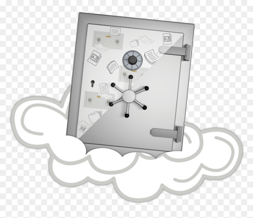 Safe Cloud Them V01 - Data Security, HD Png Download - bank vault png