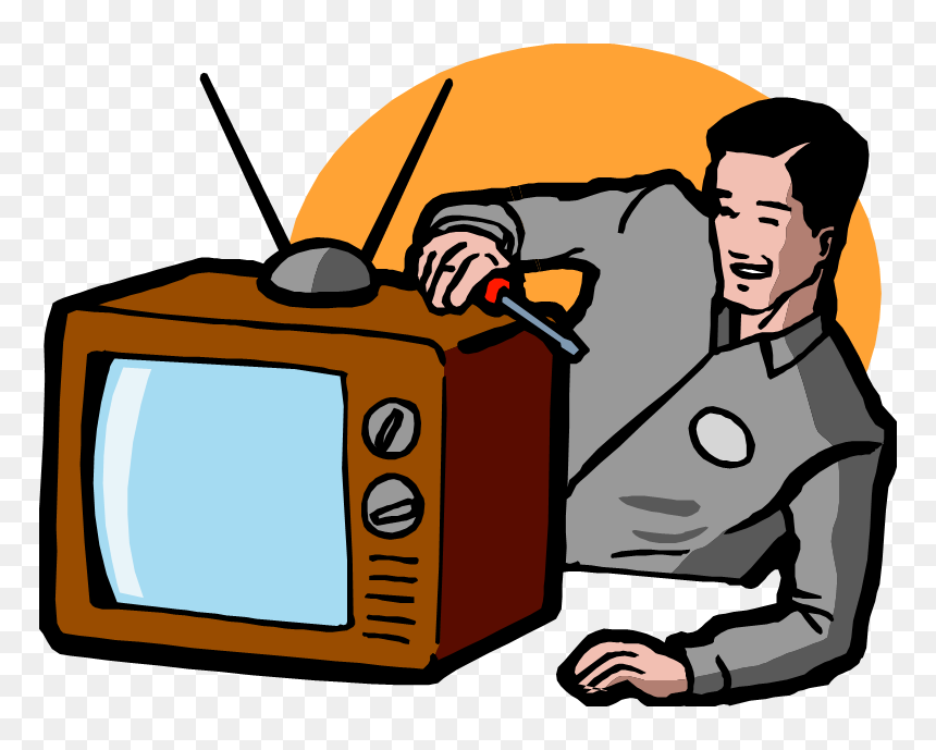 Tv Technician Clipart Clip Art Library Library Electronics, HD Png Download - technician png