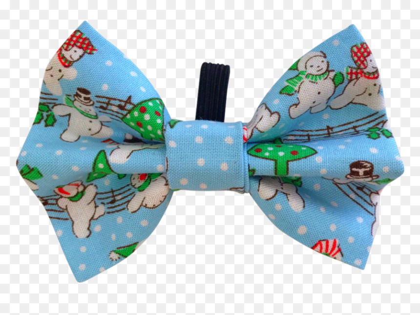 Party At The North Pole Blue Bow Tie © - Paisley, HD Png Download - blue bow tie png