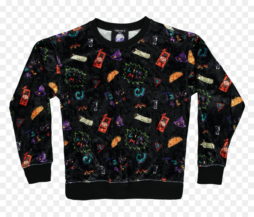 Kids Taco Bell Graphic Pullover, $17 - Forever 21 Taco Bell, HD Png Download - forever 21 png