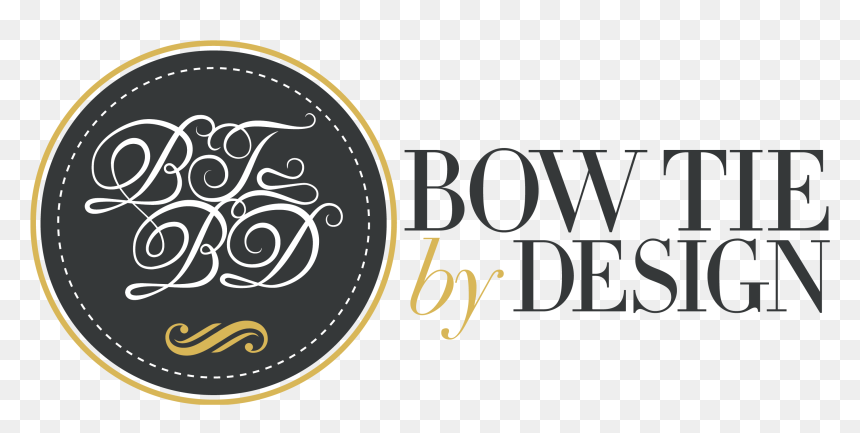 Bow Tie By Design - Calligraphy, HD Png Download - white bow tie png