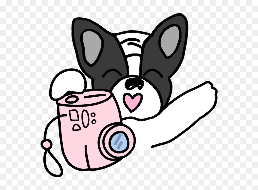 Frenchie Travel Stickers By Yeah Bunny Messages Sticker-4 - Animated Gif Dog Eating, HD Png Download - energizer bunny png