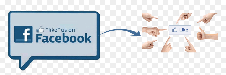 Like Us On Facebook Purple, HD Png Download - facebook likes png