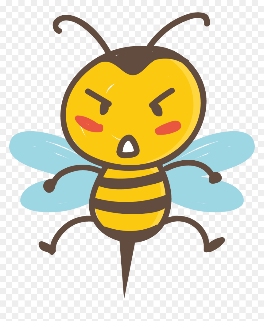 Honey Bee Apidae Euclidean Vector - Honey Bee, HD Png Download - honeybee png