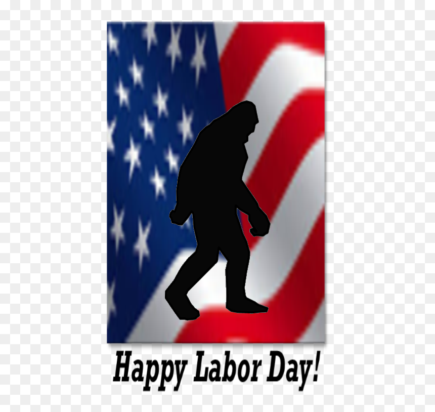 Labor Day Flag Sasquatch - Flag Of The United States, HD Png Download - happy labor day png