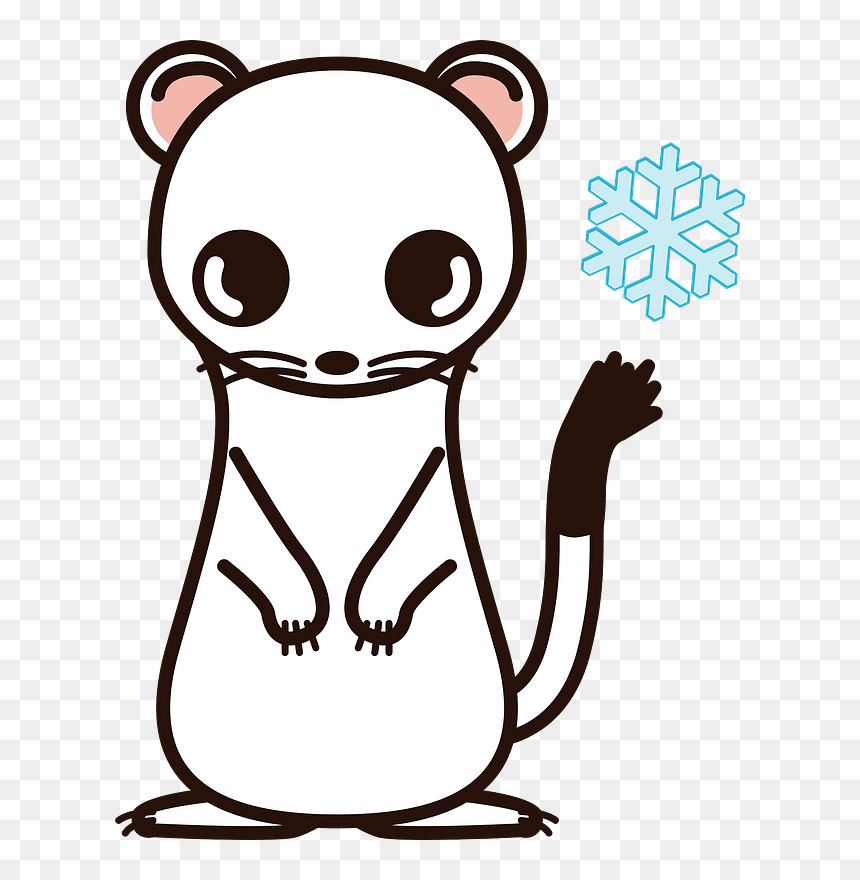 Short-tailed Weasel Clipart - Cartoon, HD Png Download - weasel png