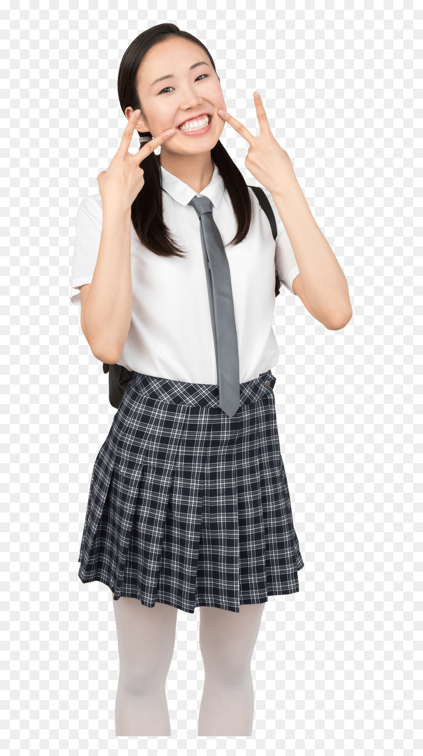 Women - Plaid, HD Png Download - woman hair png