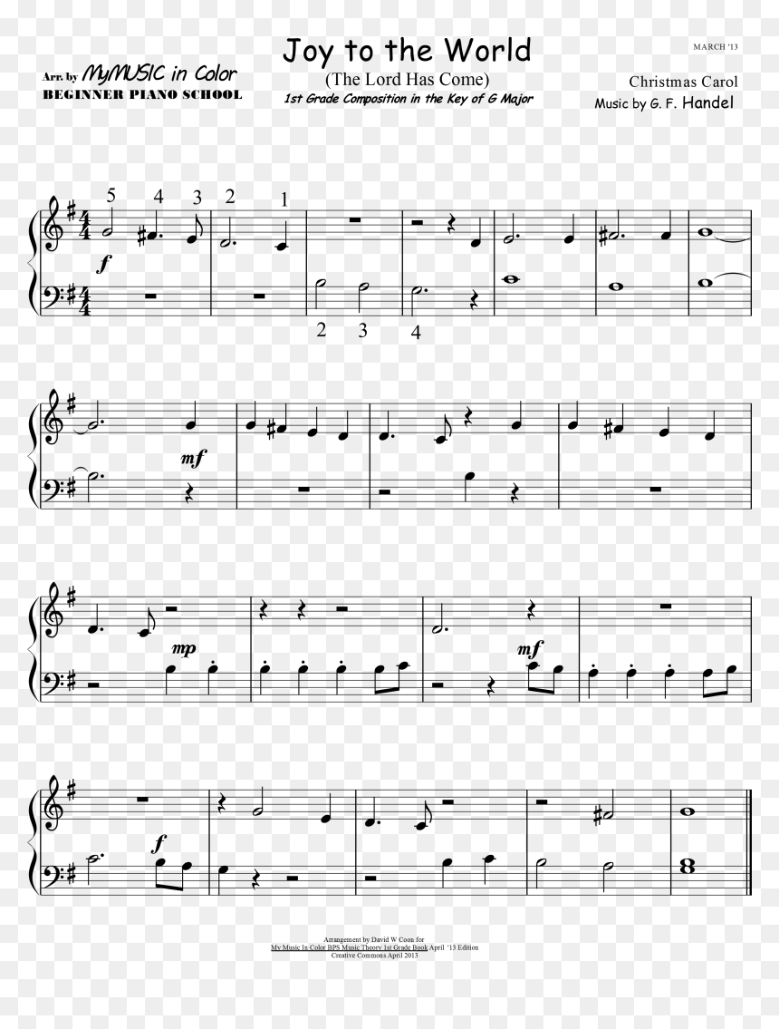 Joy To The World, The Lord Is Come Let Earth Receive - Joy To The World G Major, HD Png Download - joy to the world png