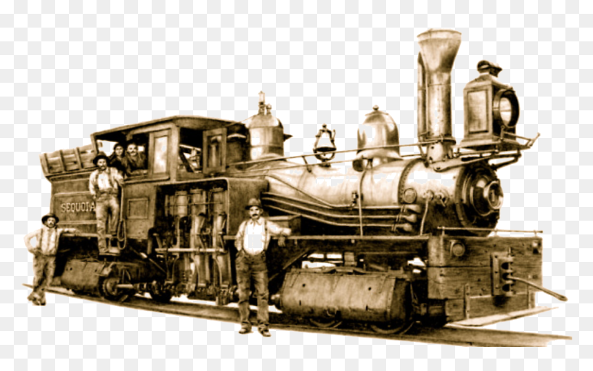 On April 18, 2015, The Ontario Narrow Gauge Show Holds - Steam Engine, HD Png Download - old train png