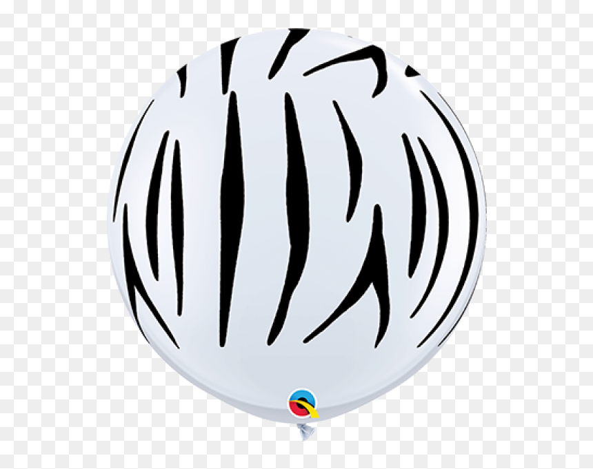 Balloon, HD Png Download - zebra stripes png