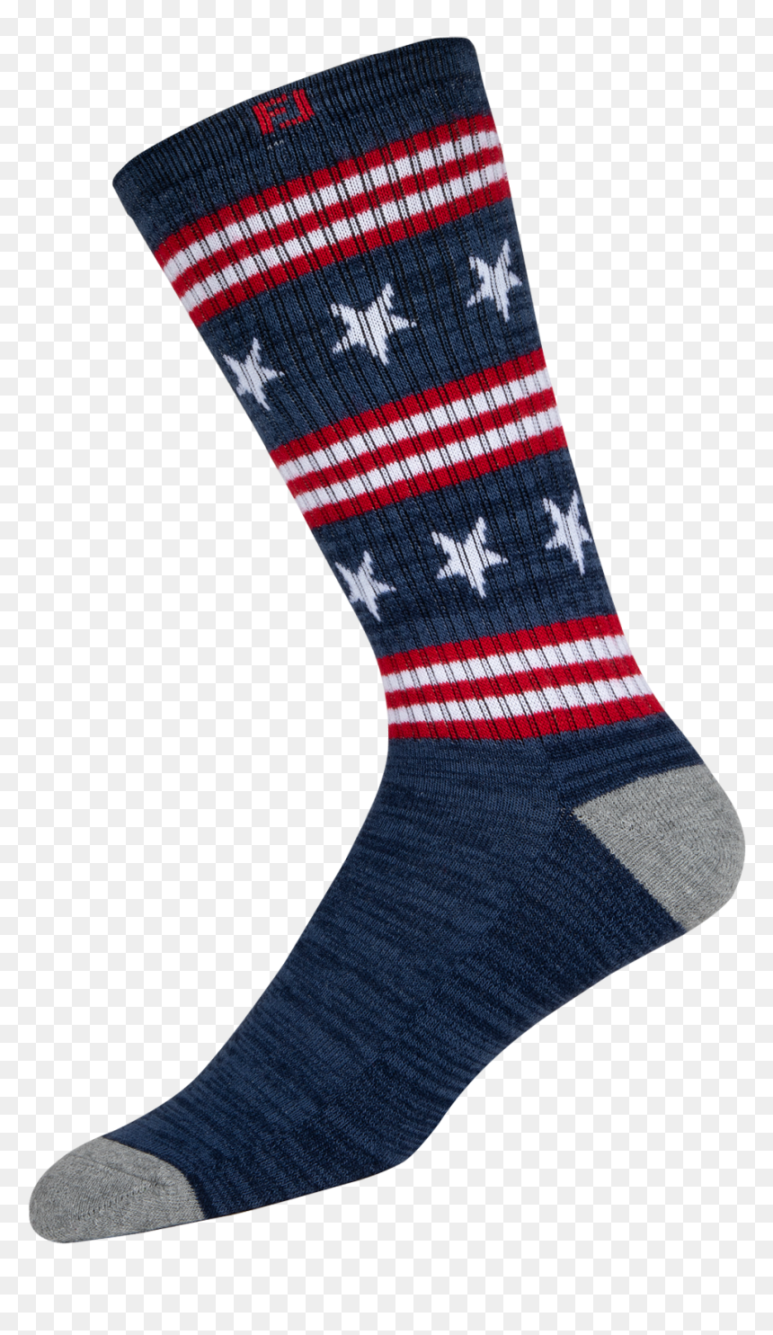 Sock, HD Png Download - patriotic stars png