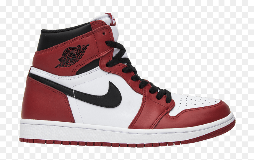 Jordan 1 Chicago, HD Png Download - jordan shoe png