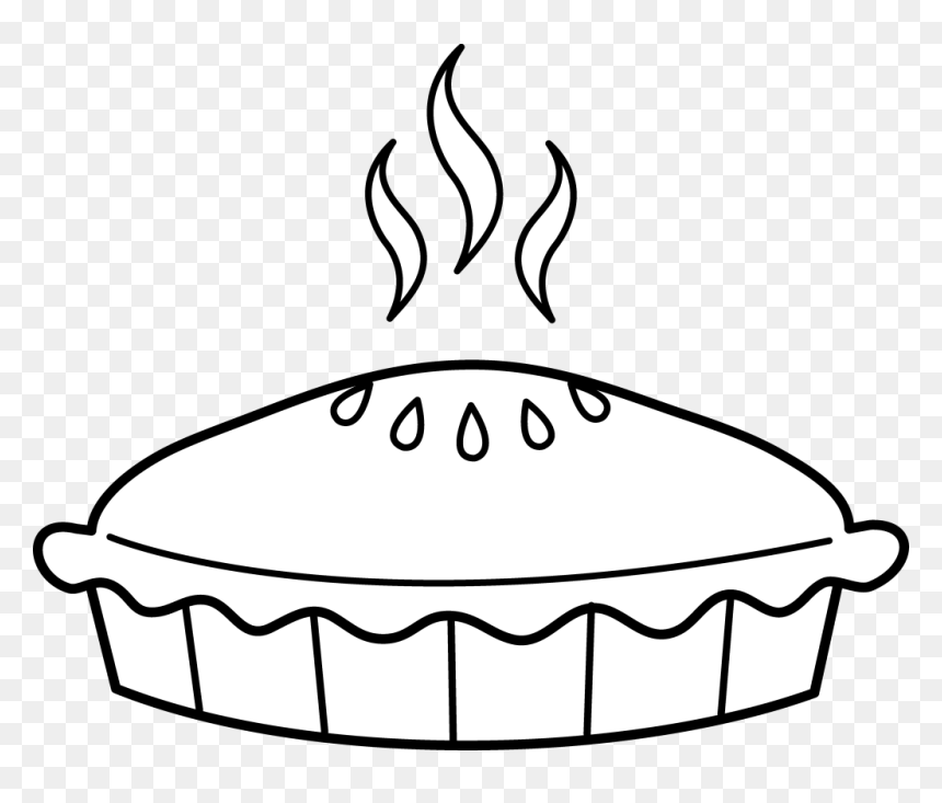 Piece Of Free Download - Apple Pie Clipart Black And White, HD Png Download - pie clipart png