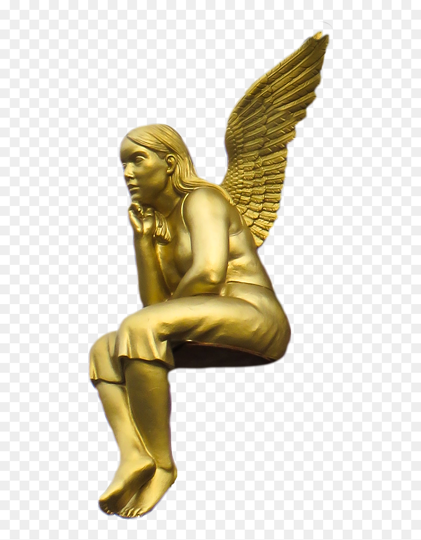 Weihnachtsengel Gold, HD Png Download - angel png transparent