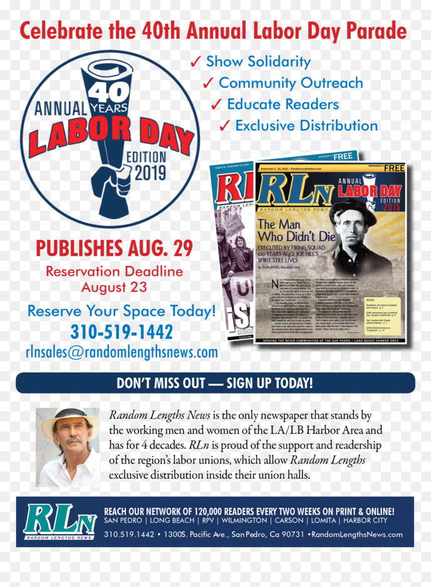 Flyer, HD Png Download - happy labor day png