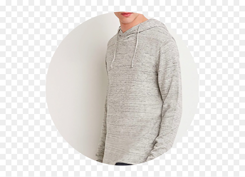 Forever 21 Marled Knit Hoodie - Cardigan, HD Png Download - forever 21 png