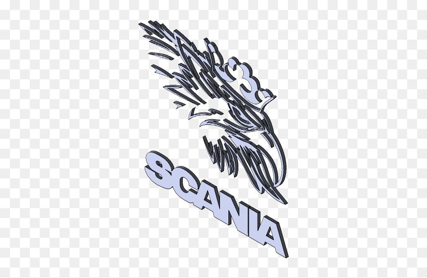 Illustration, HD Png Download - scania logo png