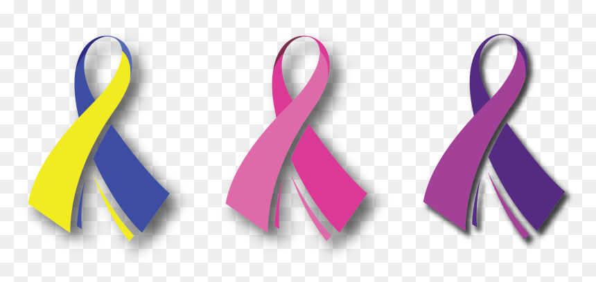Breast Cancer Ribbon Png - Down Syndrome Vector Free, Transparent Png - cancer ribbons png