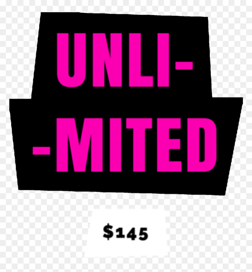 Unlimited - Graphic Design, HD Png Download - unlimited png