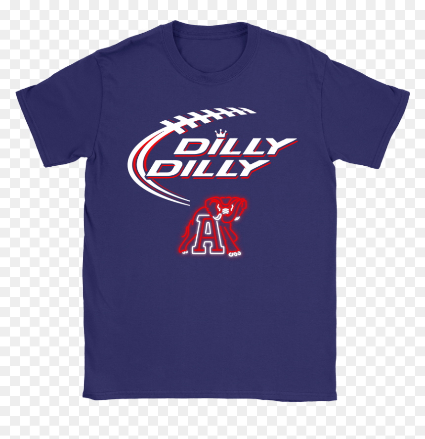 Dilly Dilly Alabama Crimson Tide Neon Light Shirts - Active Shirt, HD Png Download - roll tide png