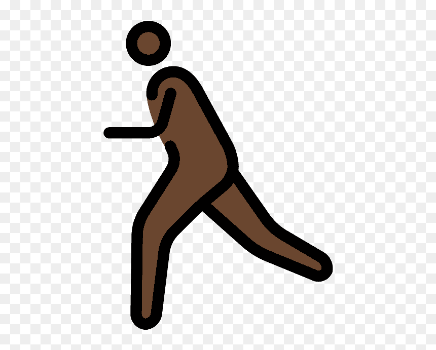 Person Running Emoji Clipart, HD Png Download - running person png