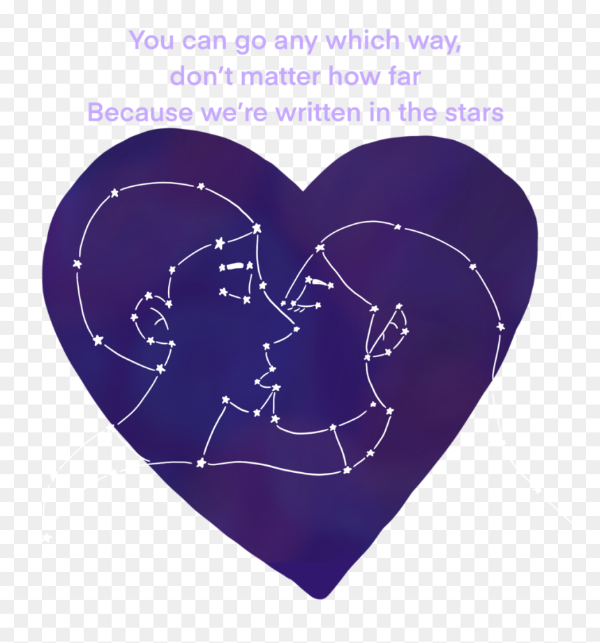 Written In The Stars - Love, HD Png Download - purple stars png