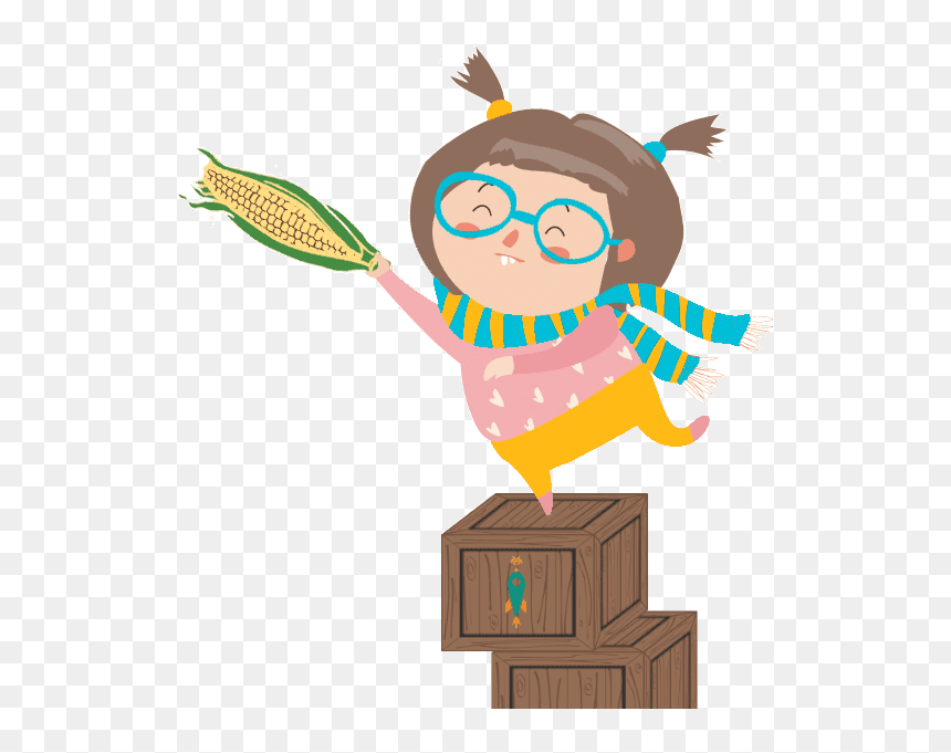 Iria Subida Sobre Las Cajas - Clip Art, HD Png Download - kids reading png