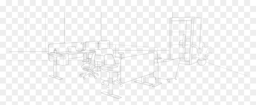 Computer Desk, HD Png Download - touchdown png