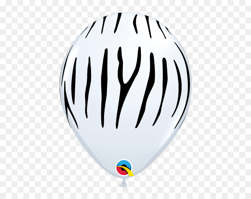 Balloon, HD Png Download - zebra stripes png