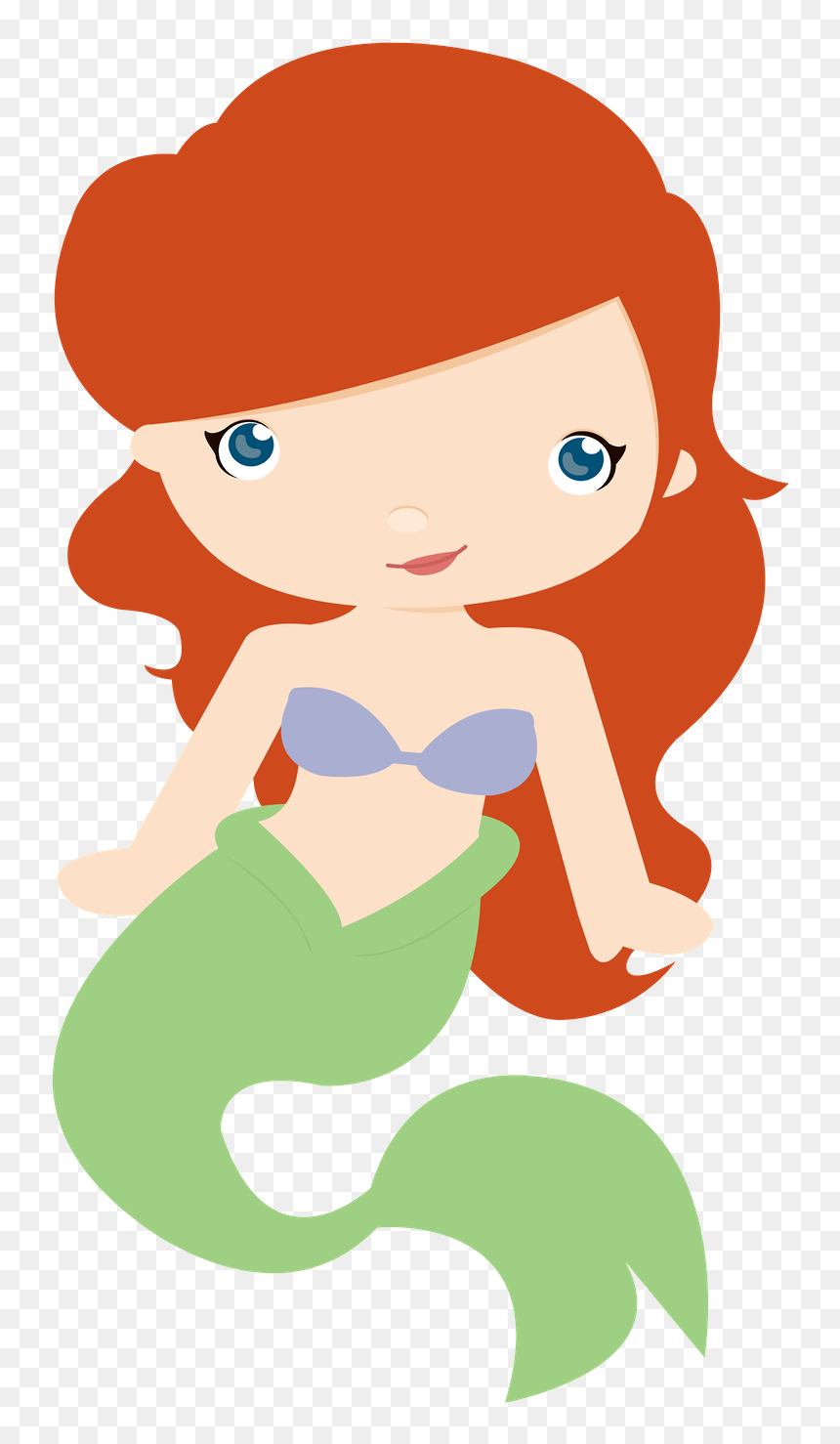 Transparent Seaweed Clipart - Sereia Ariel Png, Png Download - seaweed clipart png