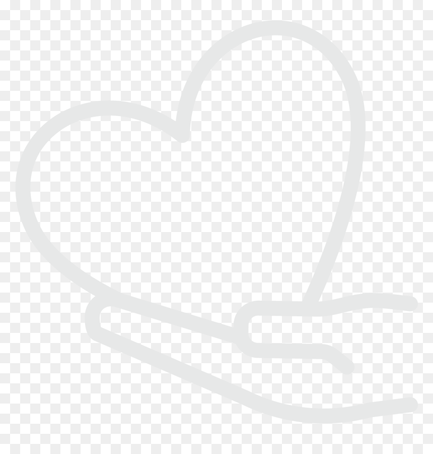 Heart, HD Png Download - black heart outline png