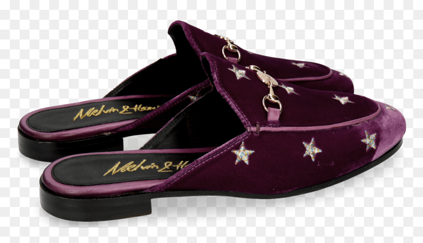 Flip-flops, HD Png Download - purple stars png