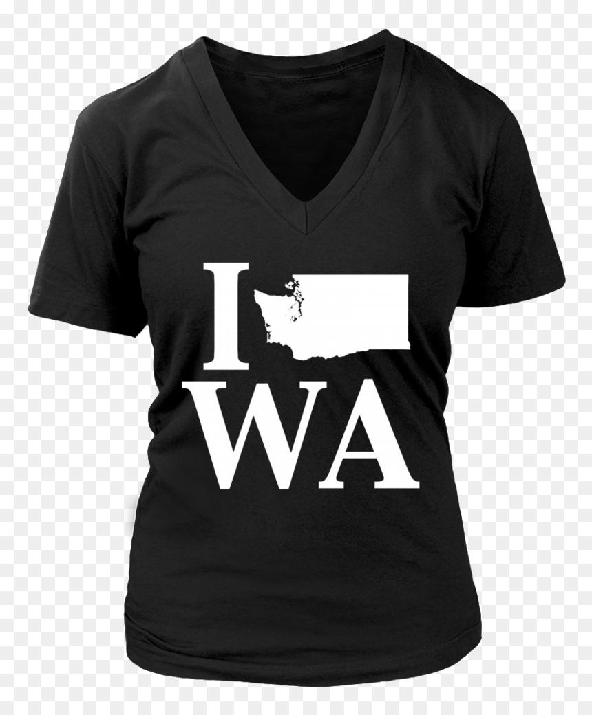 I Heart Love Wa Washington Silhouette State Outline - Active Shirt, HD Png Download - black heart outline png
