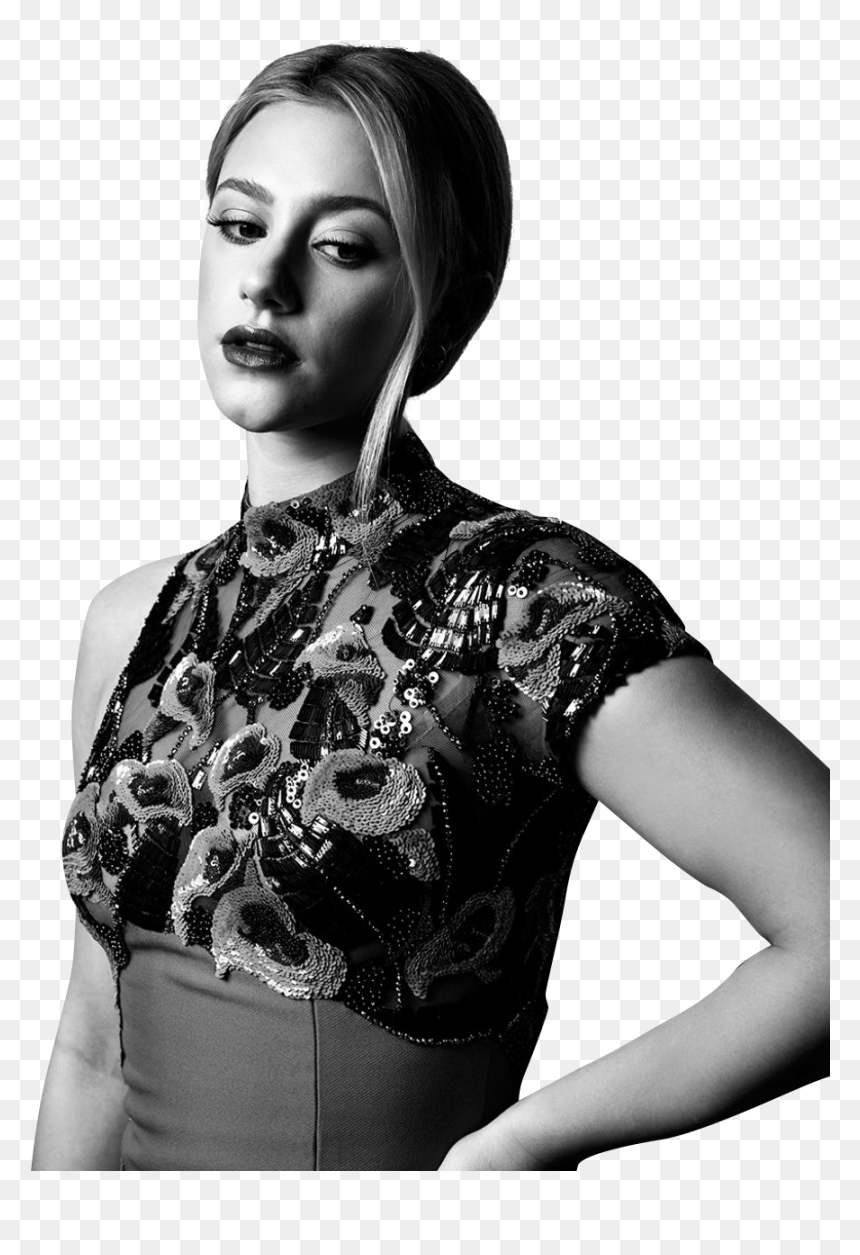 Cole Sprouse Black And White , Png Download - Lili Reinhart Black And White, Transparent Png - lili reinhart png