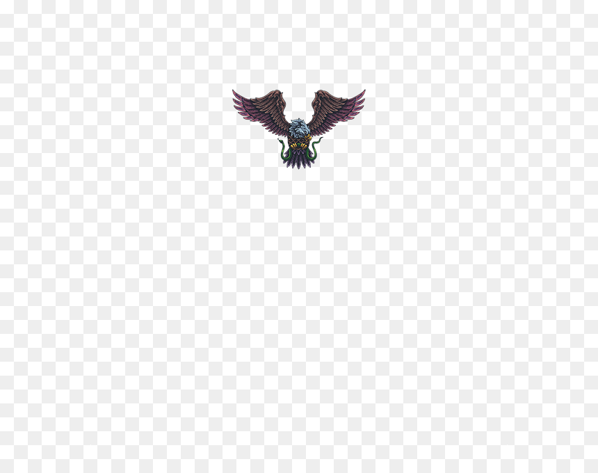 Eagle With Snake Tattoo Style - Bald Eagle, HD Png Download - snake tattoo png