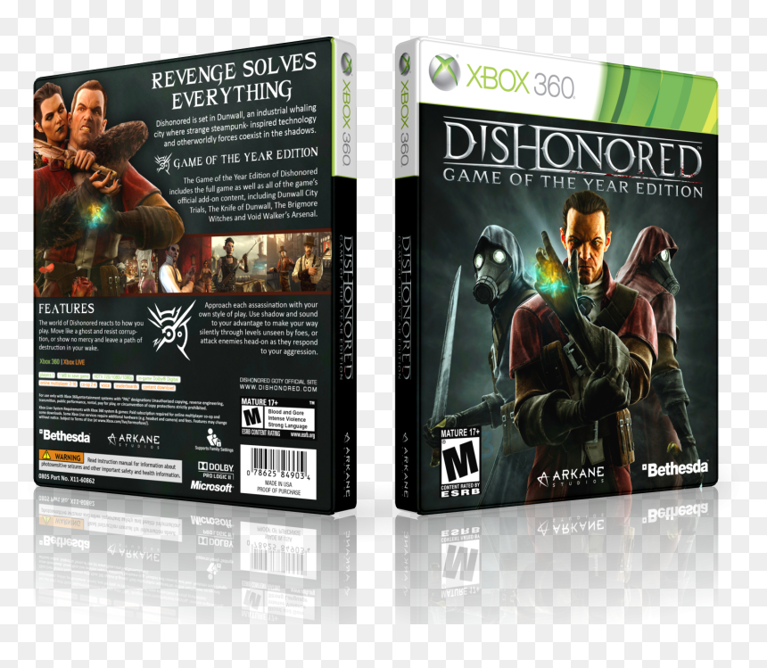 Goty Box Cover - Pc Game, HD Png Download - dishonored png