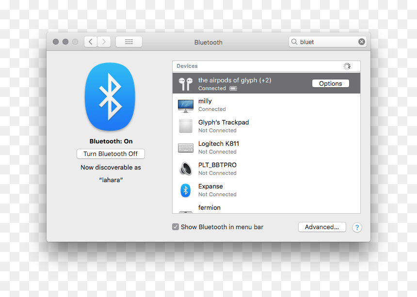 Options Button - Connect Airpods To Macbook, HD Png Download - play pause button png