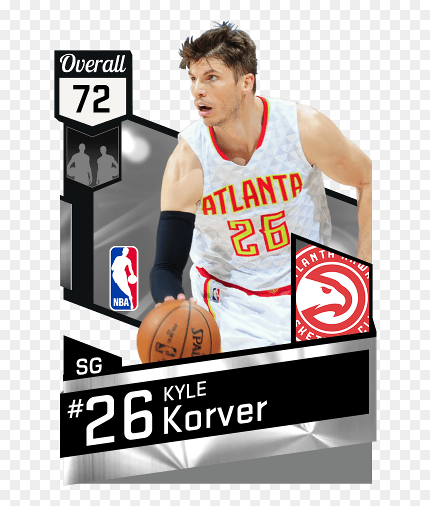 Harrison Barnes 2k17 , Png Download - Devin Booker Nba 2k17, Transparent Png - kyle korver png
