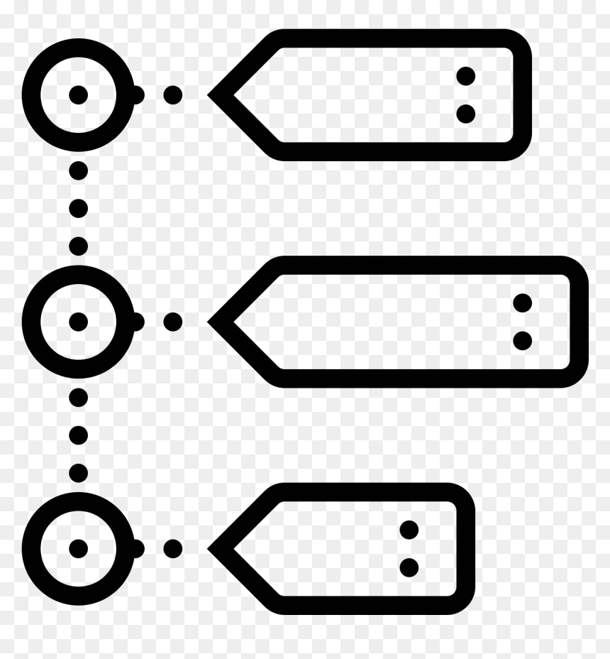 The Timeline Icon Is Comprised Of Four Lines And Three - Timeline Icon Transparent, HD Png Download - timeline icon png