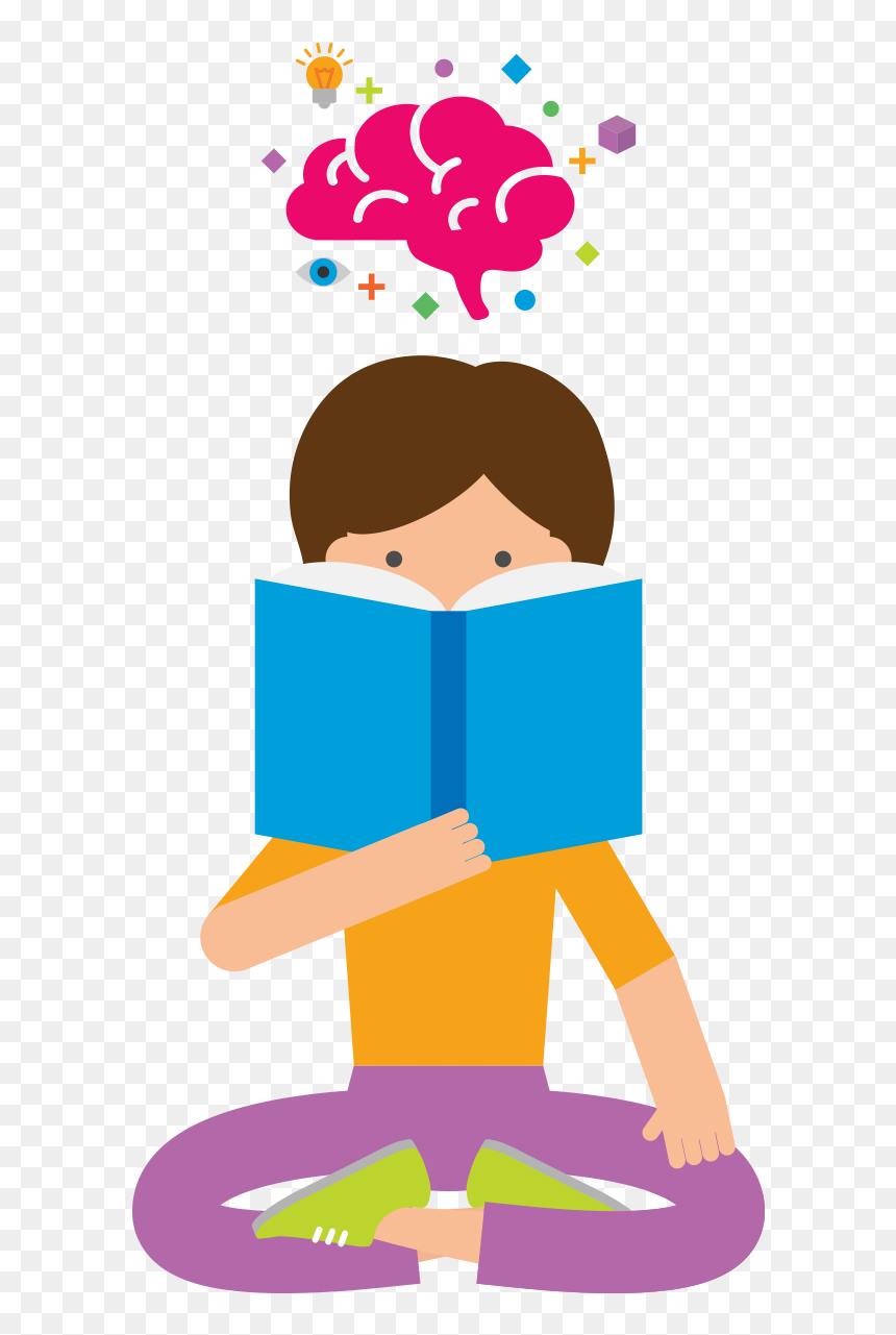 Book Suggestions By Genre For Grade 9 12 Readers - Readers Clipart, HD Png Download - kids reading png