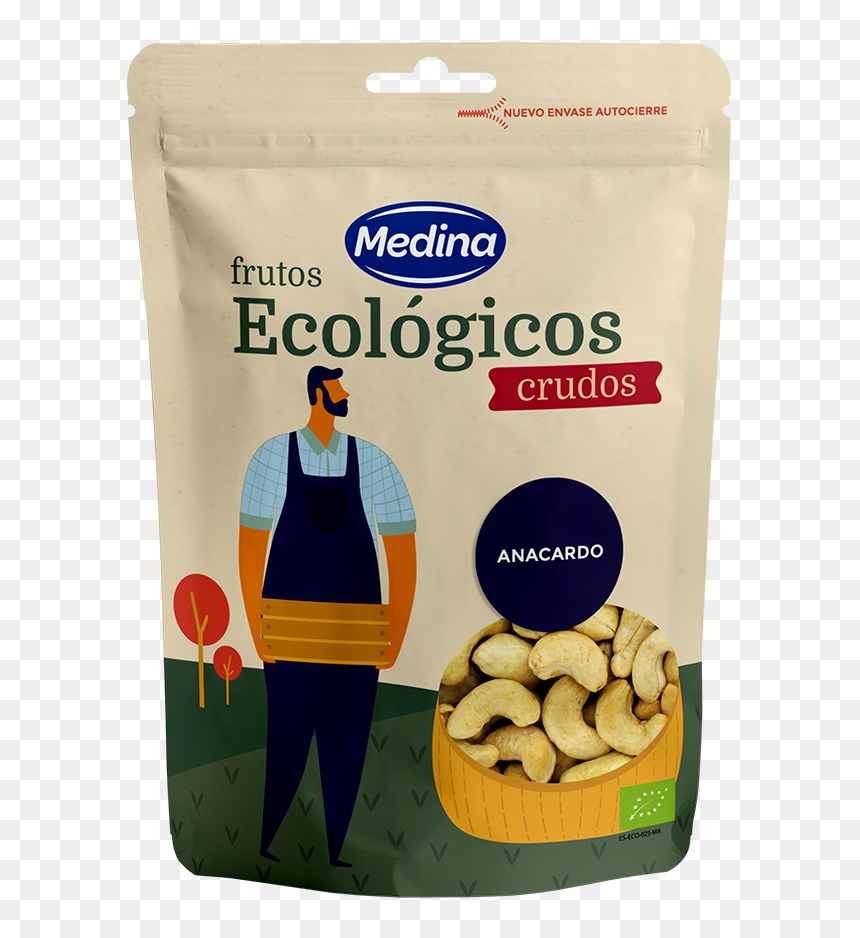 Medina Eco Mix De Frutos Secos Crudos Ecológico, HD Png Download - cashews png